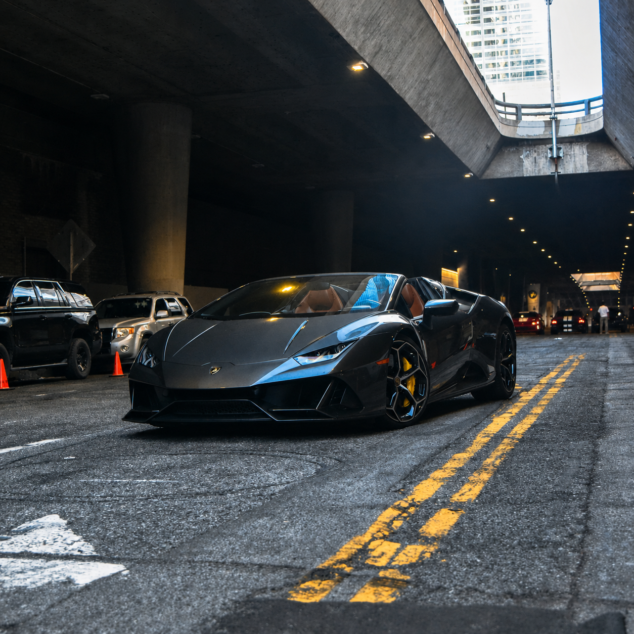 Lamborghini Huracán EVO Spyder — Nero